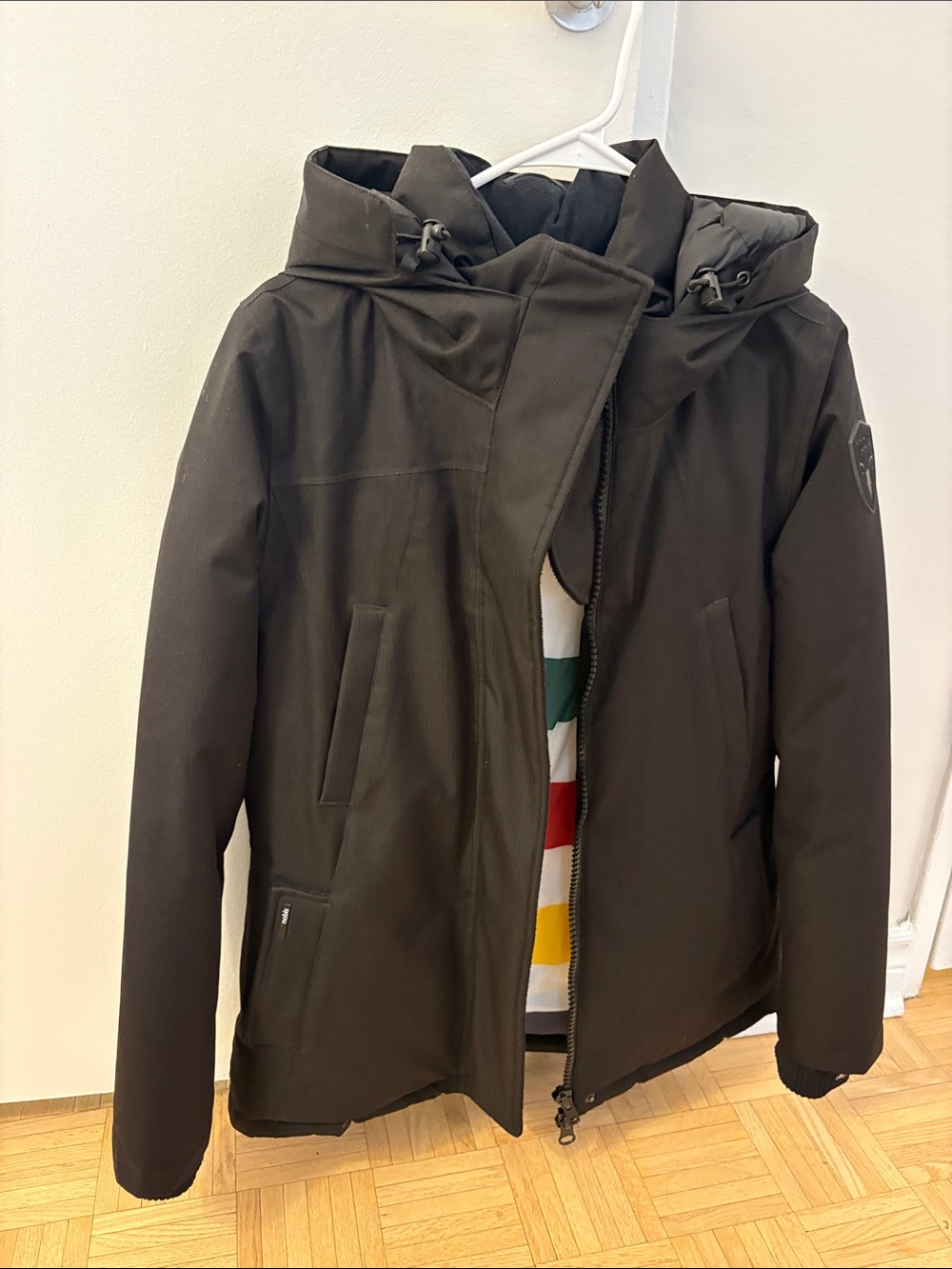 Nobis Lindsay Crosshatch Jacket – Black – Size M